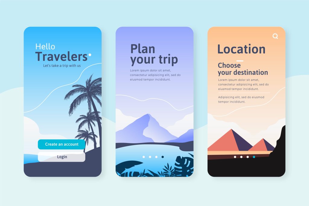 travel and adventure planning mobile app idea